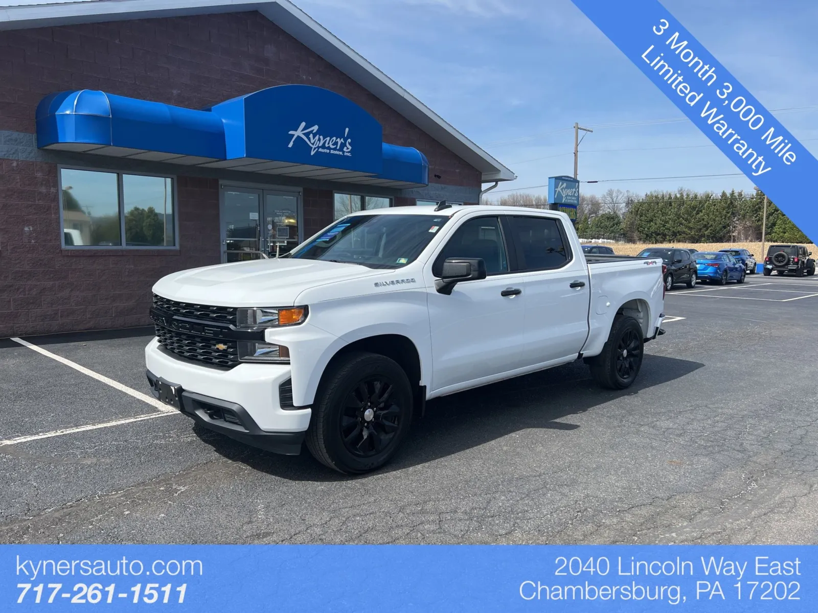 White 2022 Chevrolet Silverado 1500 LTD Custom for sale in Chambersburg, PA