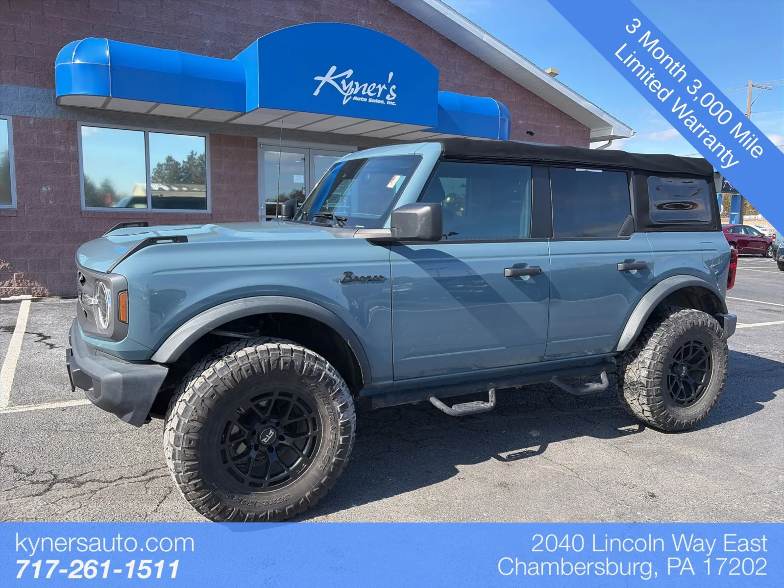 Blue 2021 Ford Bronco Big Bend for sale in Chambersburg, PA
