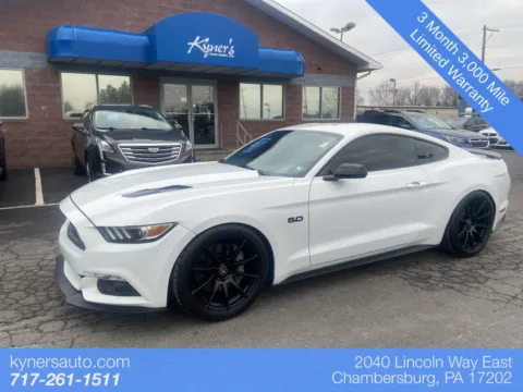 White 2016 Ford Mustang GT Premium for sale in Chambersburg, PA