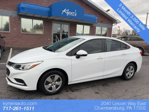 White 2017 Chevrolet Cruze LS for sale in Chambersburg, PA