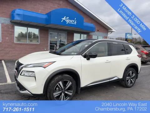 White 2022 Nissan Rogue Platinum for sale in Chambersburg, PA