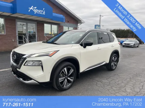 White 2022 Nissan Rogue Platinum for sale in Chambersburg, PA