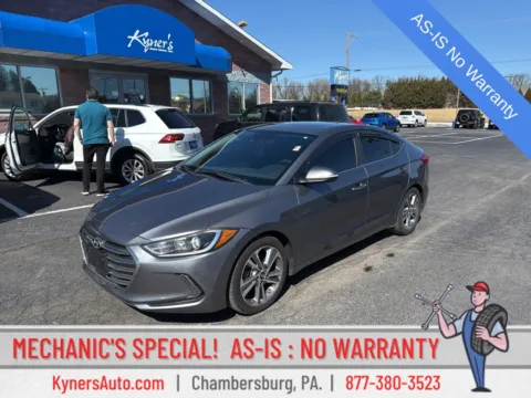 Gray 2017 Hyundai Elantra Limited for sale in Chambersburg, PA