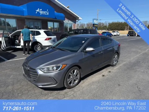 Gray 2017 Hyundai Elantra Limited for sale in Chambersburg, PA