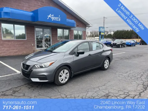 Gray 2021 Nissan Versa 1.6 S for sale in Chambersburg, PA