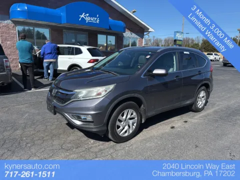 Silver 2015 Honda CR-V EX-L for sale in Chambersburg, PA