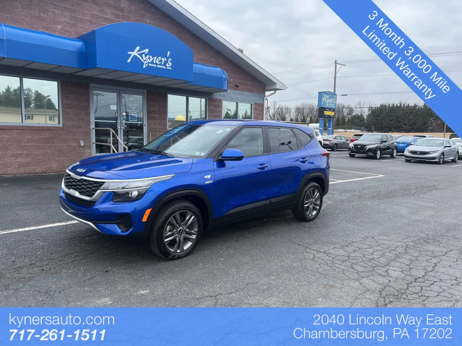 Blue 2023 Kia Seltos LX for sale in Chambersburg, PA