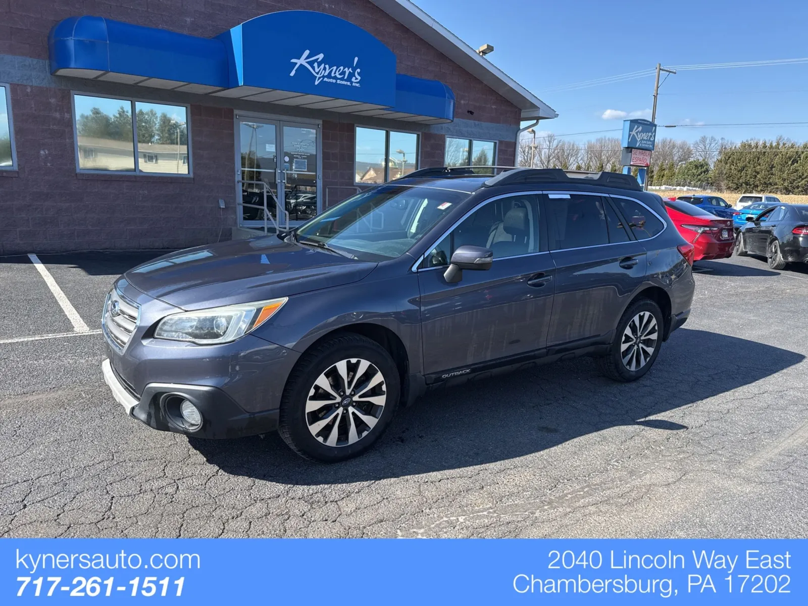 2015 Subaru Outback 2.5i for sale in Chambersburg, PA