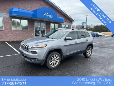 Silver 2014 Jeep Cherokee Limited for sale in Chambersburg, PA