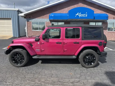Photos of 2022 Jeep Wrangler Unlimited Sahara 4xe for sale in Chambersburg, PA at Kyner's Auto Sales, Inc.