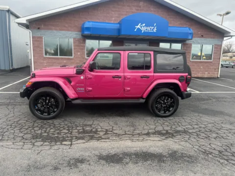 Photos of 2022 Jeep Wrangler Unlimited Sahara 4xe for sale in Chambersburg, PA at Kyner's Auto Sales, Inc.