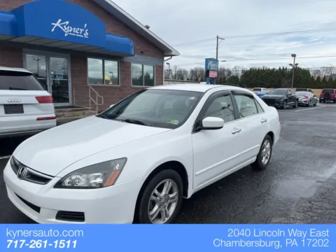 White 2007 Honda Accord SE for sale in Chambersburg, PA