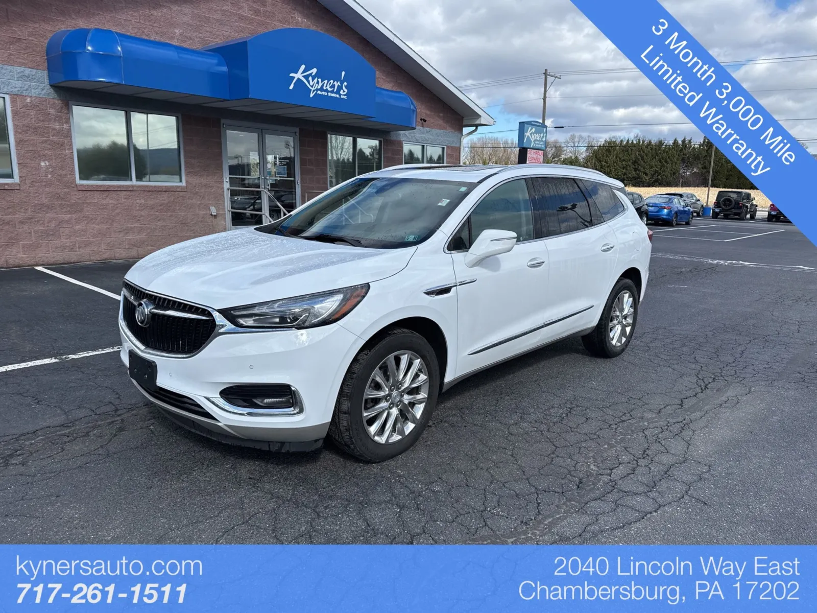 White 2021 Buick Enclave Premium Group for sale in Chambersburg, PA