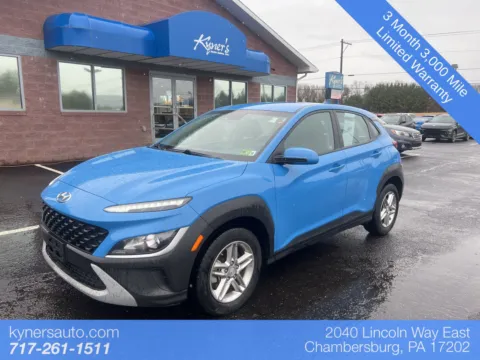 Blue 2022 Hyundai Kona SE for sale in Chambersburg, PA