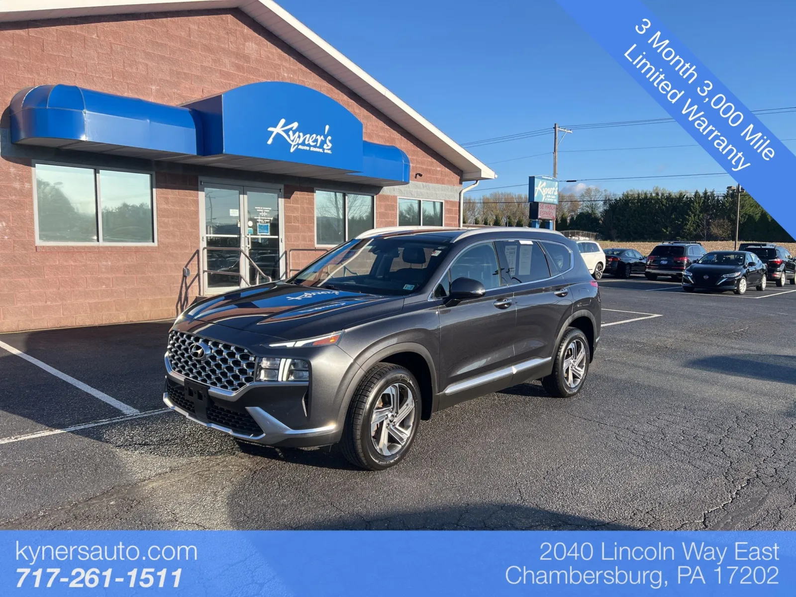 Gray 2022 Hyundai Santa Fe SEL for sale in Chambersburg, PA