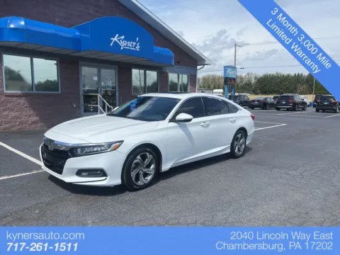White 2020 Honda Accord EX-L for sale in Chambersburg, PA