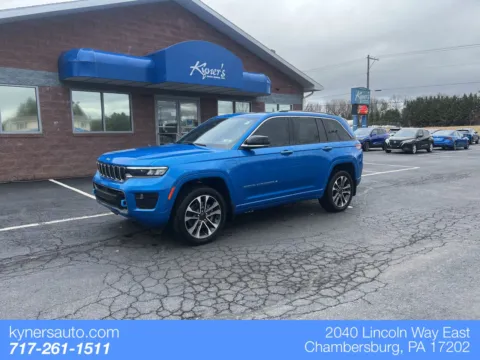 Blue 2024 Jeep Grand Cherokee Overland 4xe for sale in Chambersburg, PA