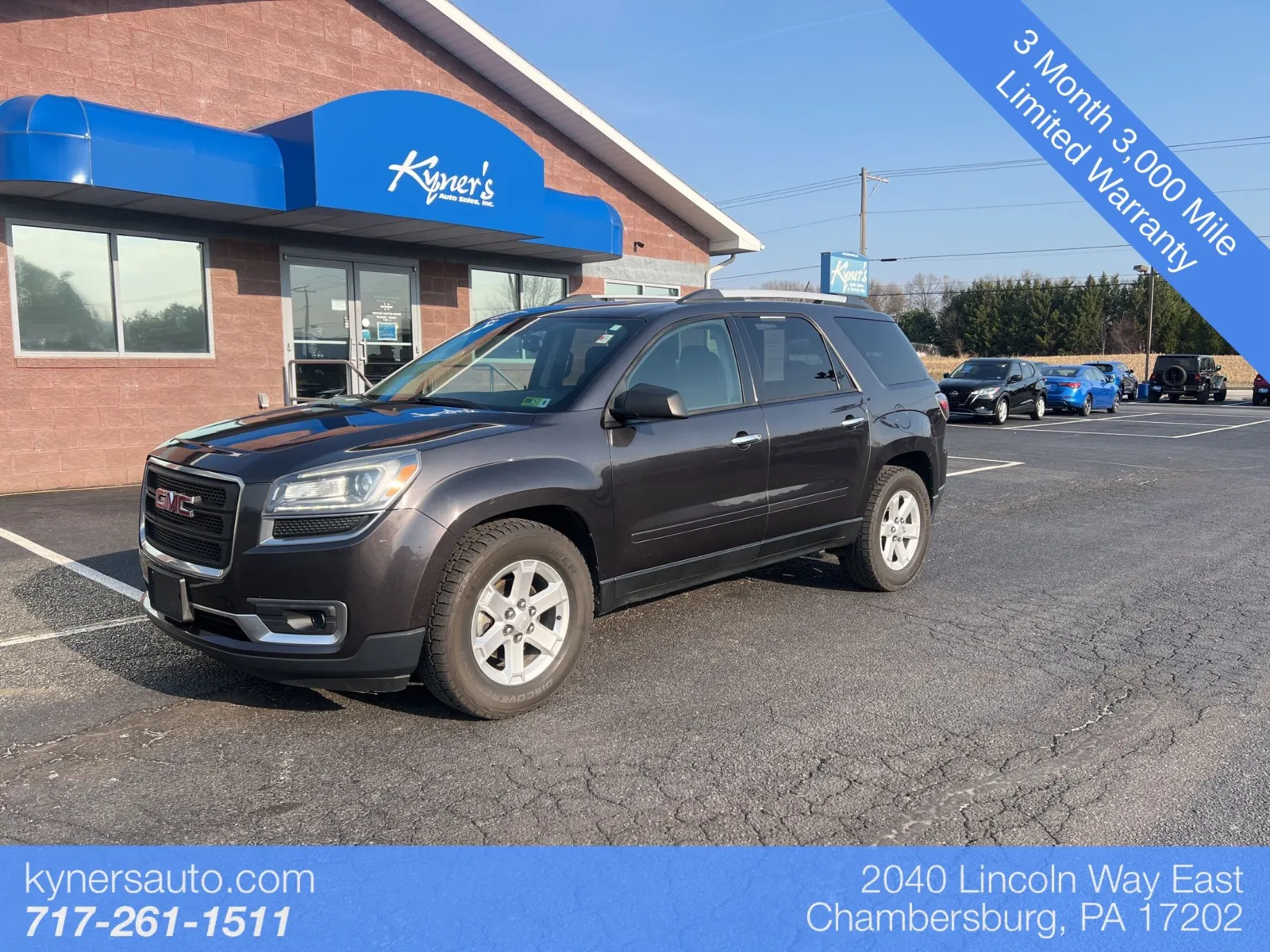 2015 GMC Acadia SLE-2 for sale in Chambersburg, PA