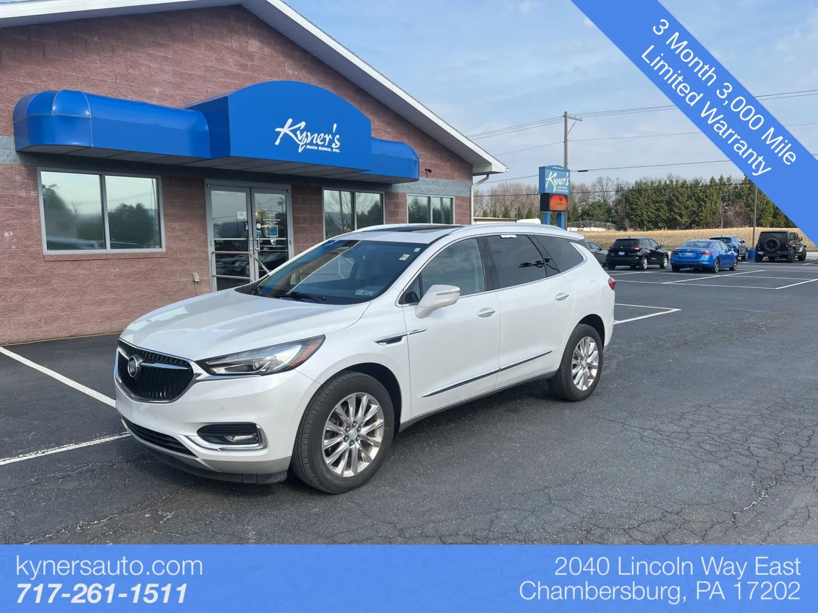 White 2018 Buick Enclave Premium Group for sale in Chambersburg, PA