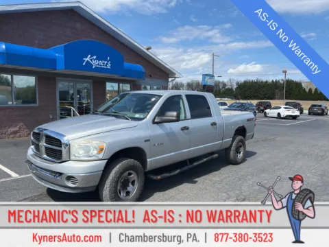 Silver 2008 Dodge Ram 1500 SLT for sale in Chambersburg, PA