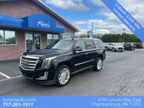 Black 2017 Cadillac Escalade Platinum Edition for sale in Chambersburg, PA
