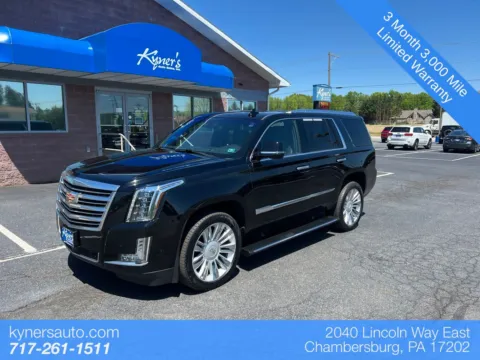Black 2017 Cadillac Escalade Platinum Edition for sale in Chambersburg, PA
