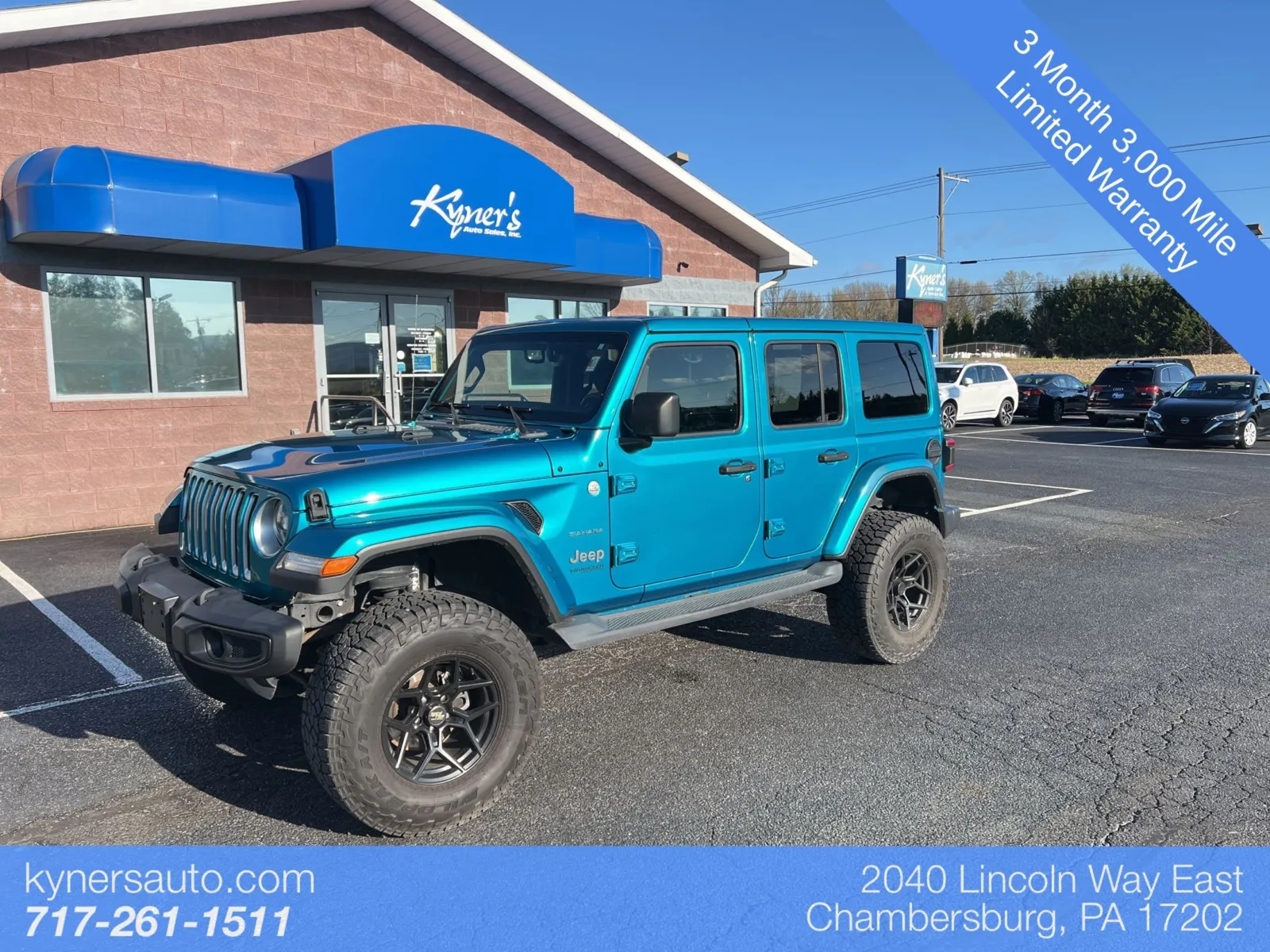 Unknown 2019 Jeep Wrangler Unlimited Sahara for sale in Chambersburg, PA