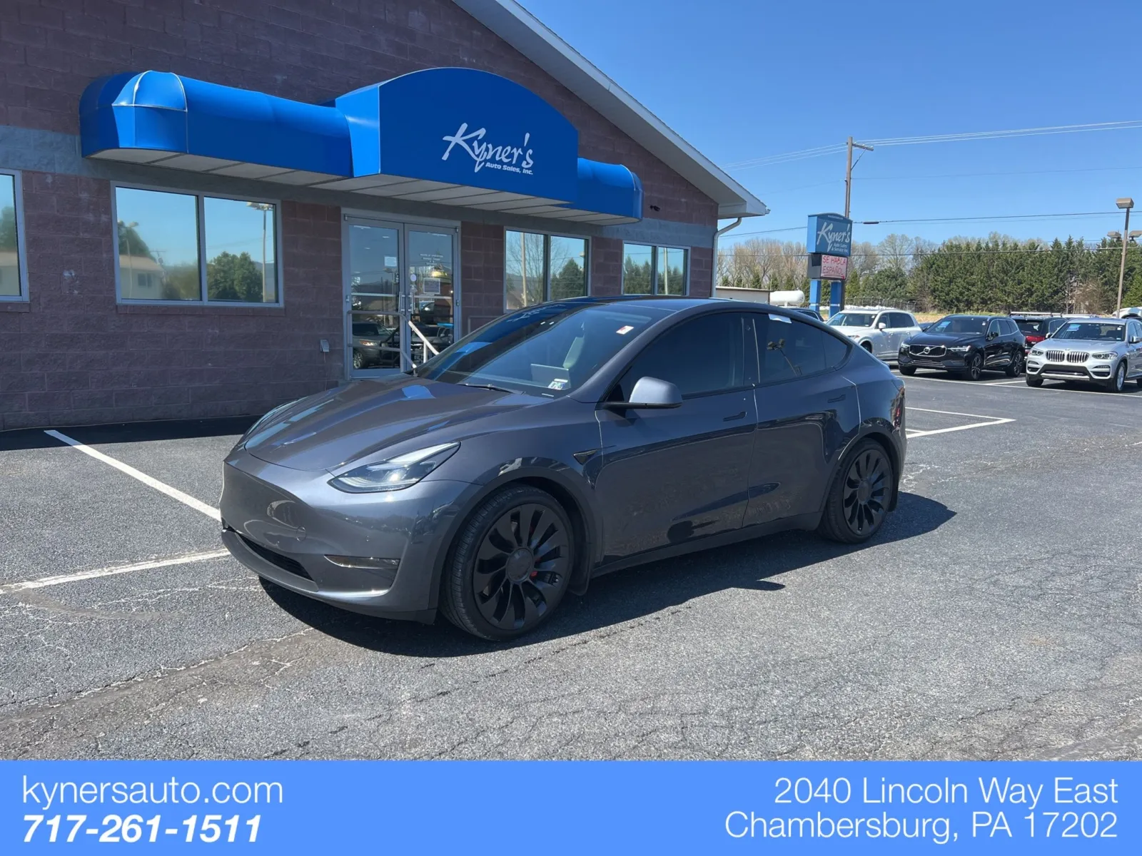 Blue 2022 Tesla Model Y Performance for sale in Chambersburg, PA