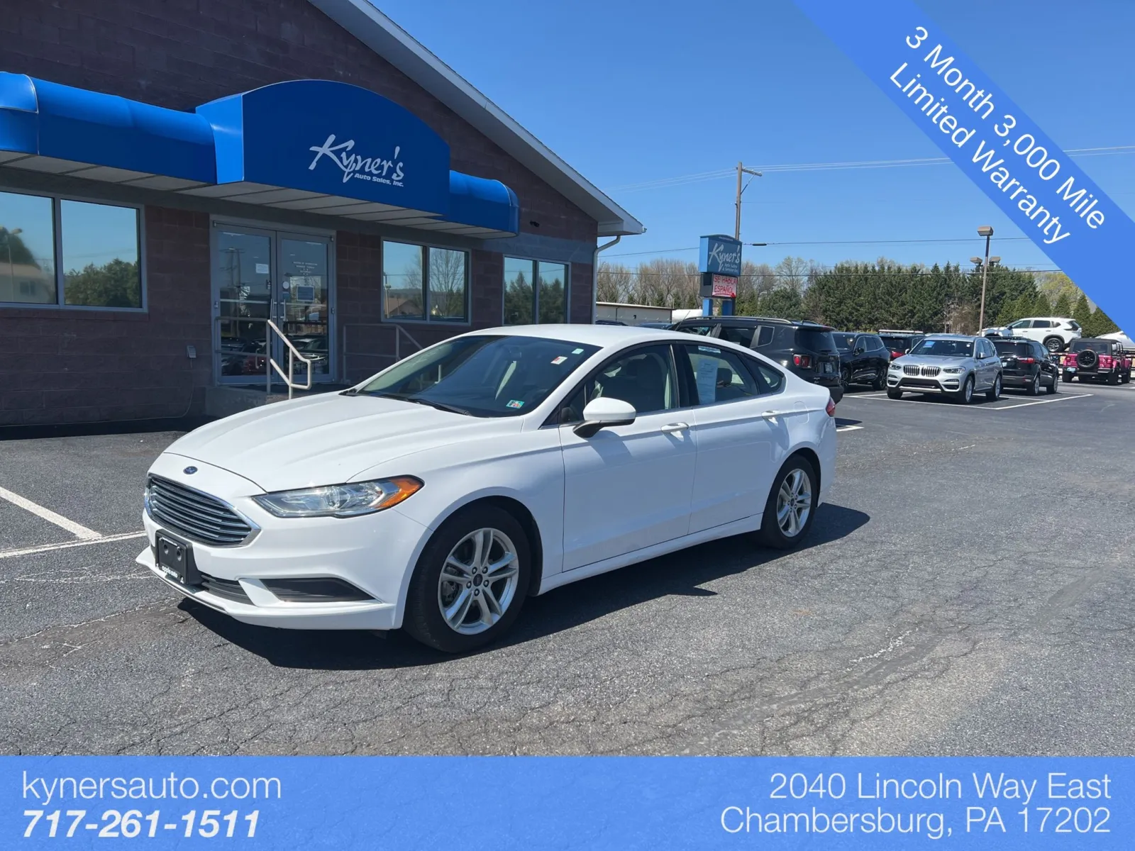 2018 Ford Fusion SE for sale in Chambersburg, PA