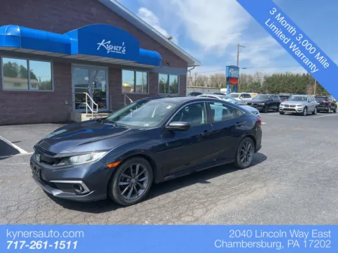 Beige 2019 Honda Civic EX for sale in Chambersburg, PA