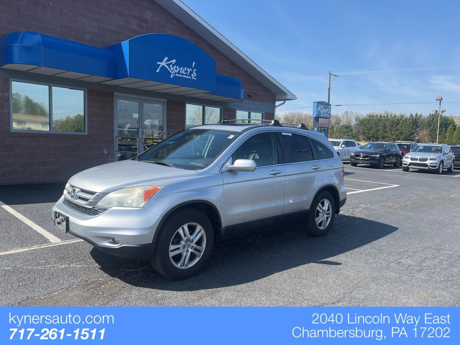 Silver 2011 Honda CR-V EX-L for sale in Chambersburg, PA