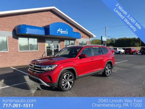 Red 2023 Volkswagen Atlas SEL for sale in Chambersburg, PA