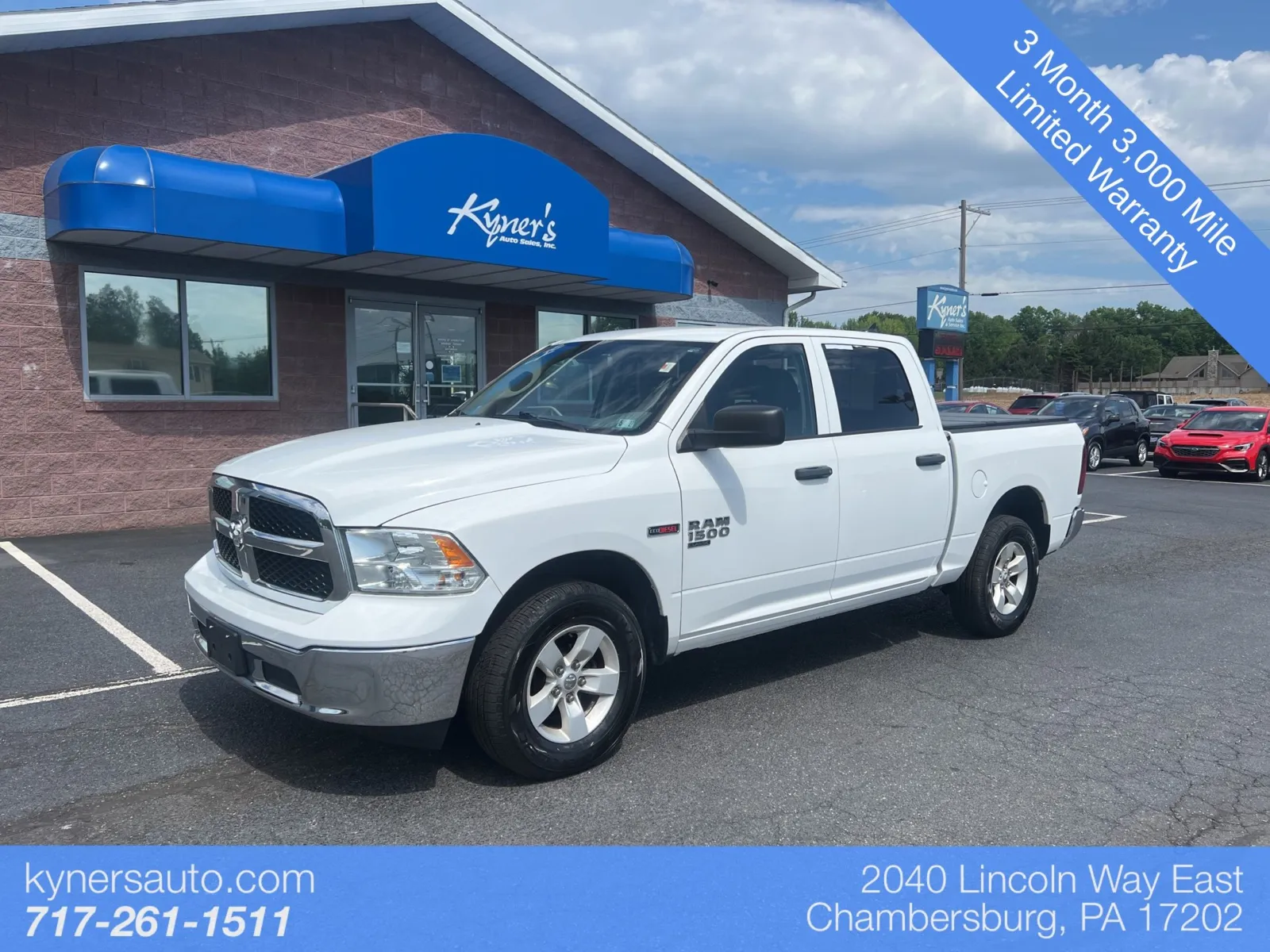 White 2019 Ram 1500 Classic Tradesman for sale in Chambersburg, PA