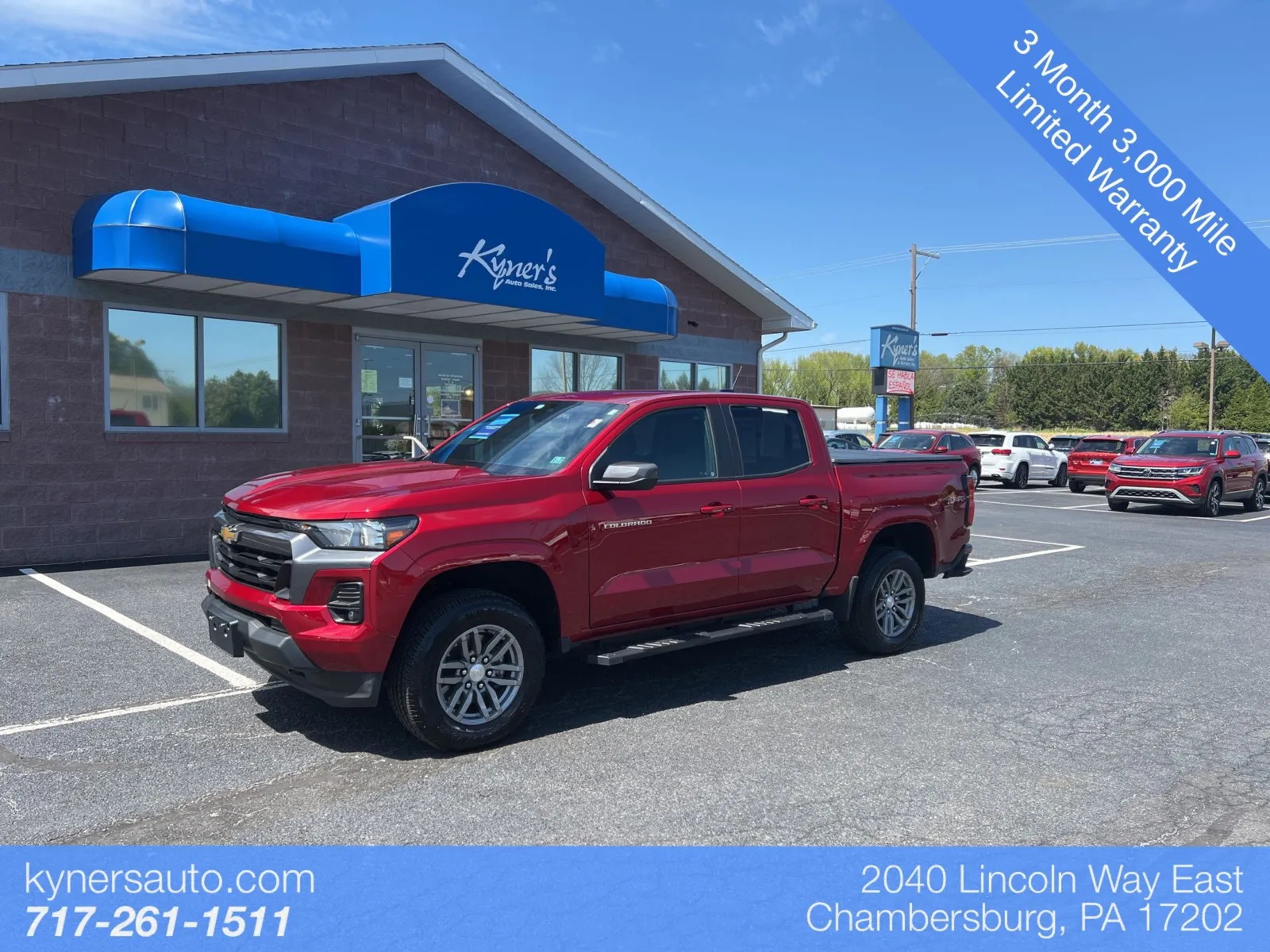 Red 2023 Chevrolet Colorado LT for sale in Chambersburg, PA