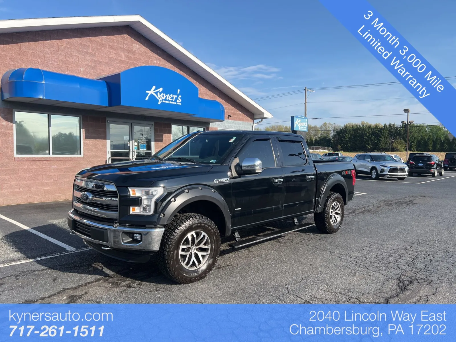 Black 2016 Ford F-150 Lariat for sale in Chambersburg, PA