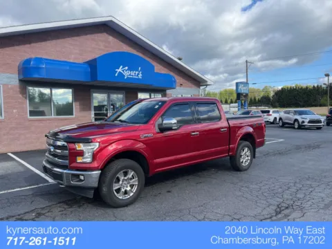 Red 2017 Ford F-150 Lariat for sale in Chambersburg, PA