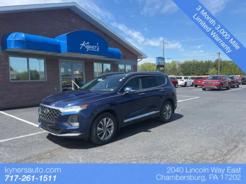 Blue 2019 Hyundai Santa Fe Limited for sale in Chambersburg, PA