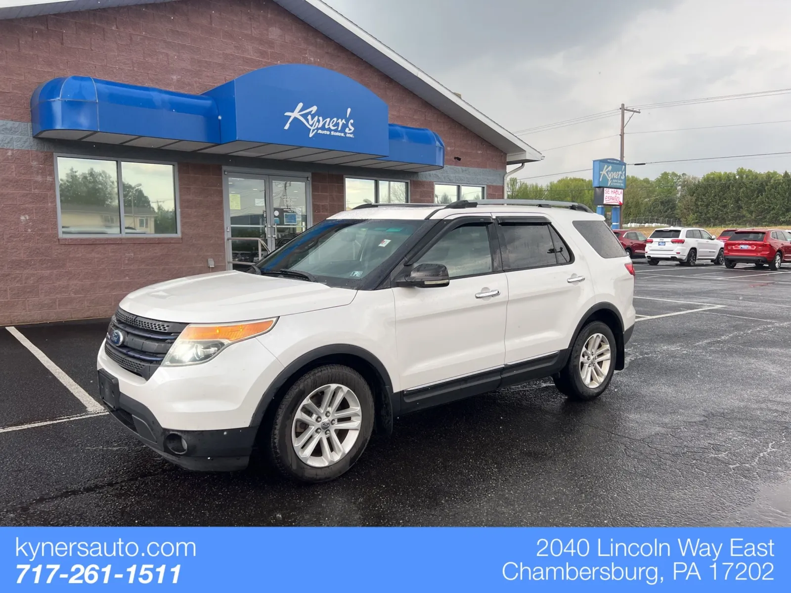 White 2011 Ford Explorer XLT for sale in Chambersburg, PA