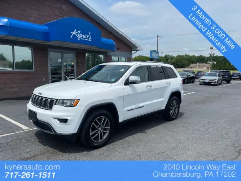 White 2017 Jeep Grand Cherokee Limited for sale in Chambersburg, PA