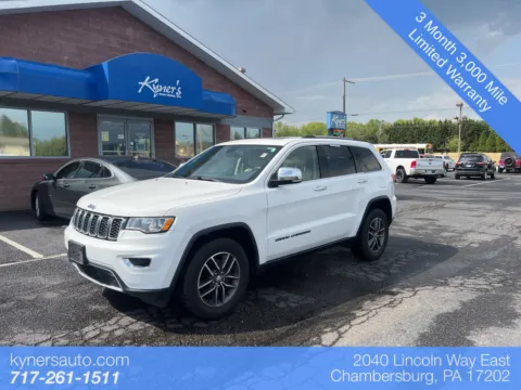 White 2017 Jeep Grand Cherokee Limited for sale in Chambersburg, PA