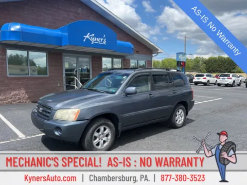 Unknown 2002 Toyota Highlander V6 for sale in Chambersburg, PA
