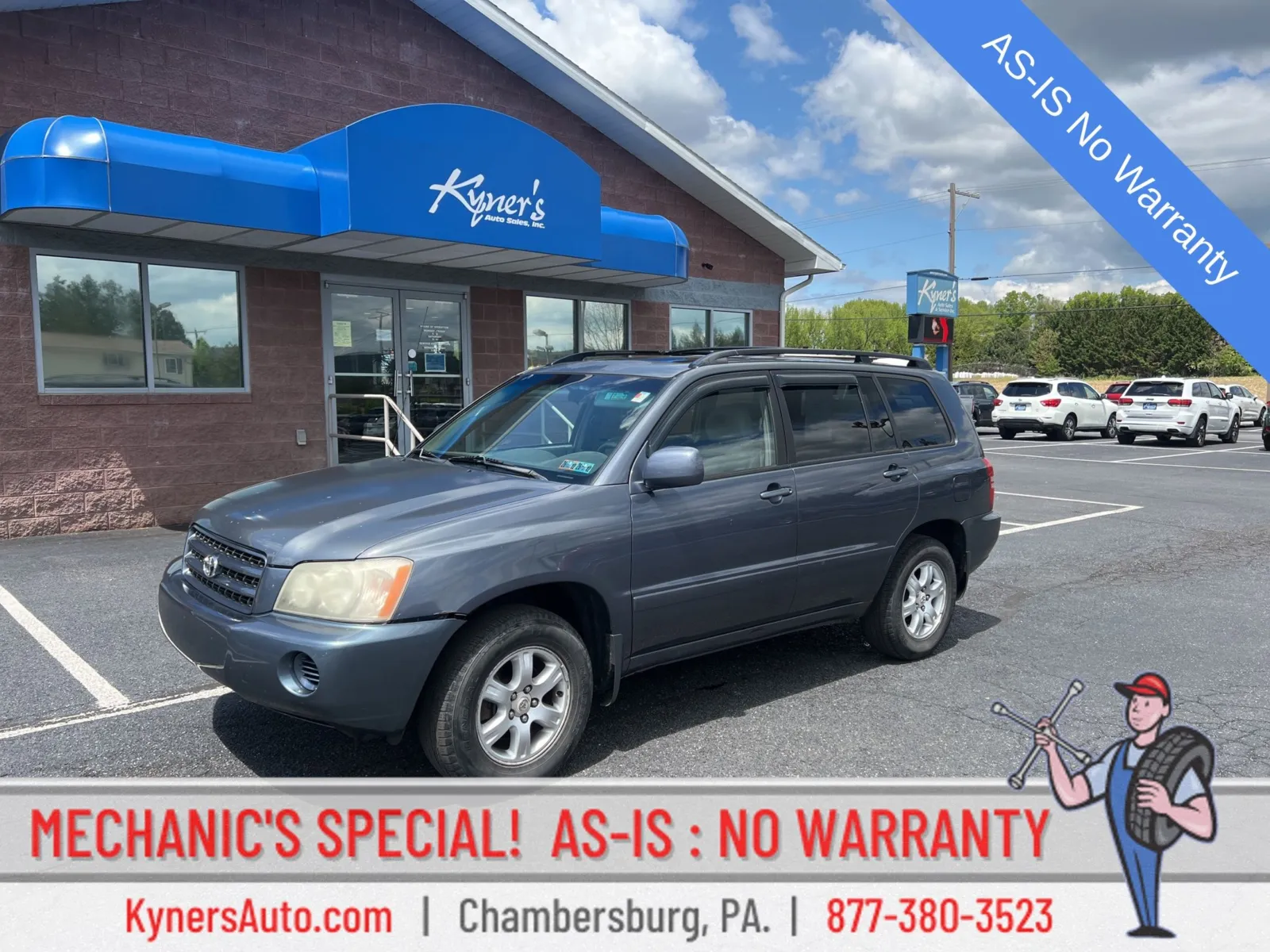 Unknown 2002 Toyota Highlander V6 for sale in Chambersburg, PA
