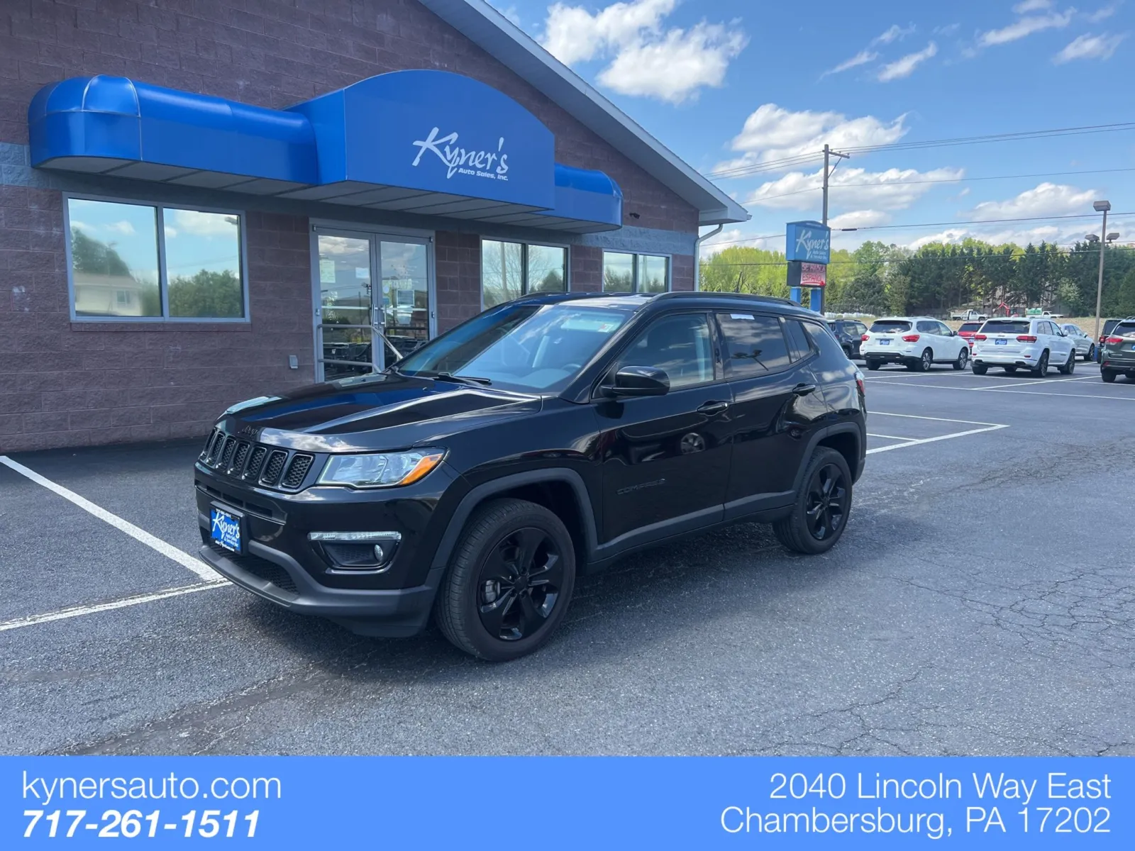 Black 2018 Jeep Compass Altitude for sale in Chambersburg, PA