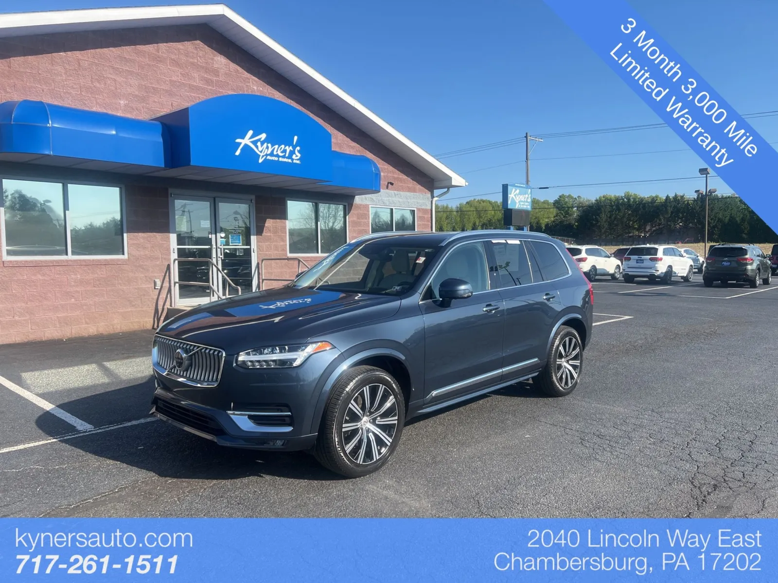 Blue 2021 Volvo XC90 T6 Inscription for sale in Chambersburg, PA