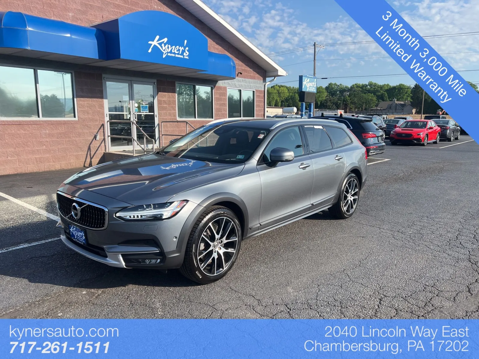 Gray 2019 Volvo V90 Cross Country T6 AWD for sale in Chambersburg, PA