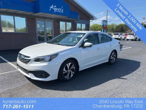 White 2022 Subaru Legacy Premium for sale in Chambersburg, PA