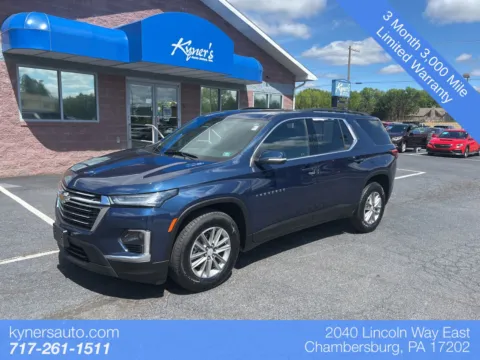 Blue 2023 Chevrolet Traverse LT Leather for sale in Chambersburg, PA