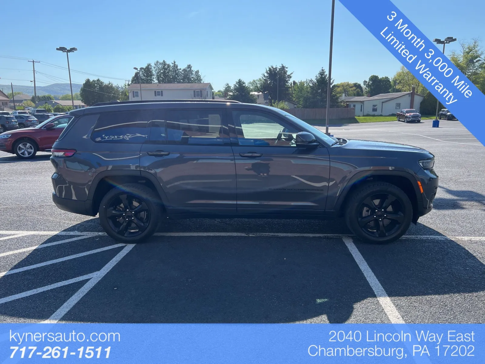 Gray 2021 Jeep Grand Cherokee L Altitude for sale in Chambersburg, PA