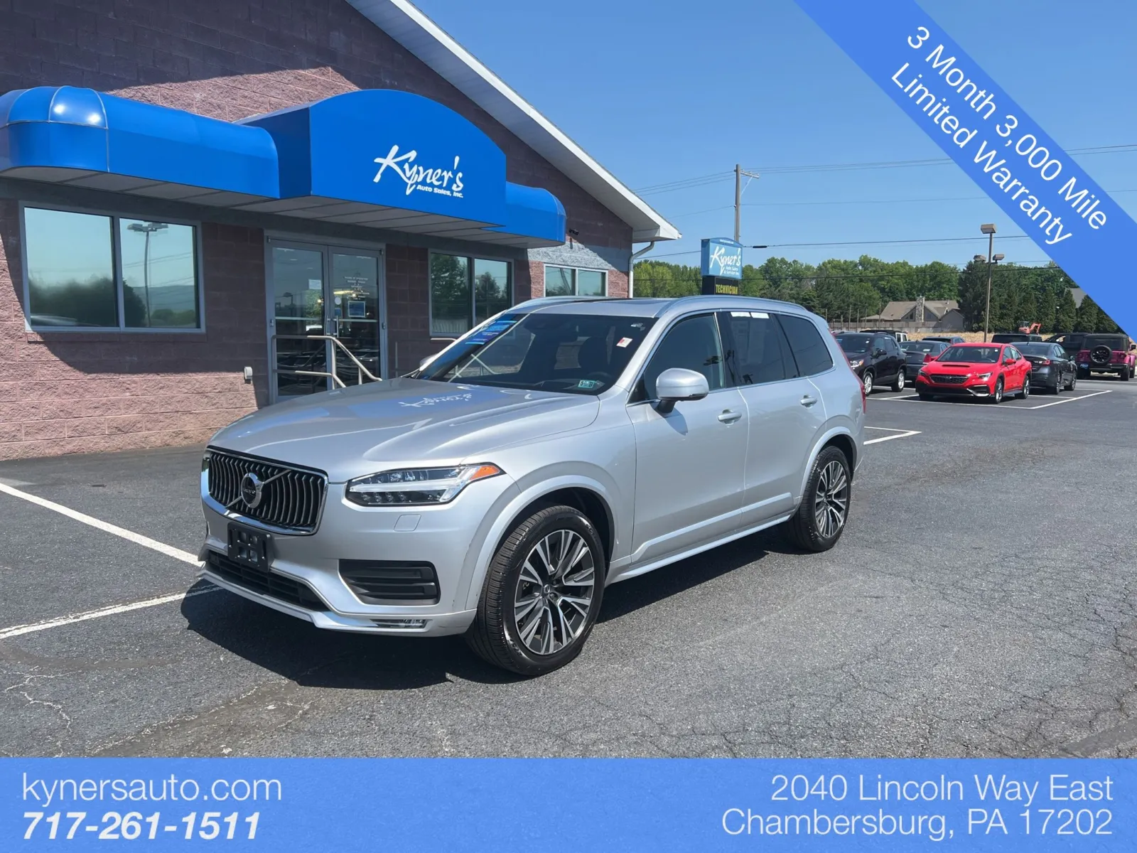 Silver 2020 Volvo XC90 T6 Momentum for sale in Chambersburg, PA