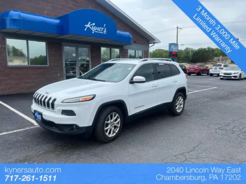 White 2014 Jeep Cherokee Latitude for sale in Chambersburg, PA